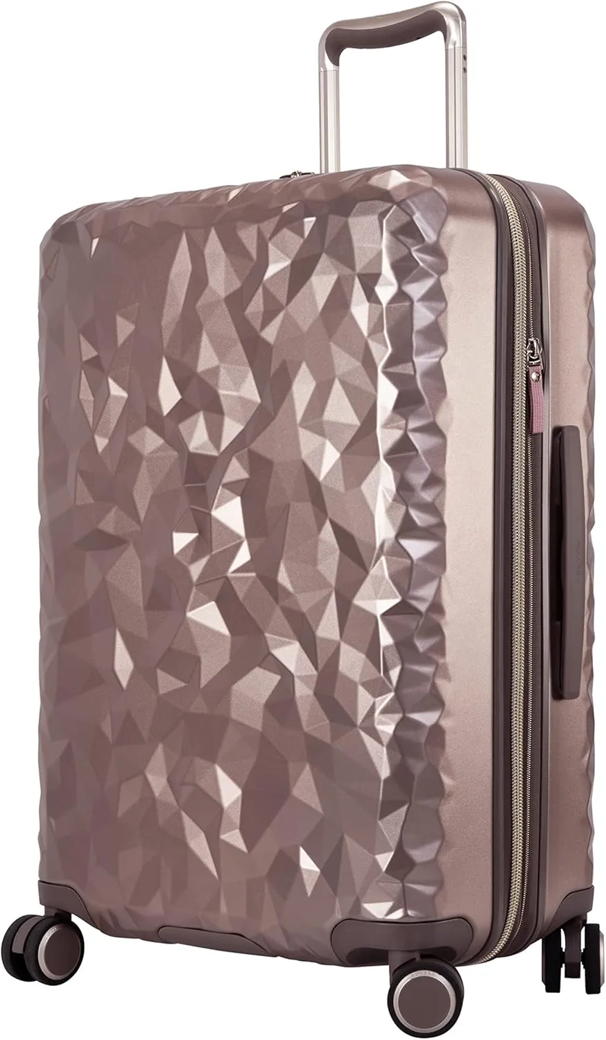 Ricardo Beverly Hills Indio Hardside Luggage, Durable, Spacious, Stylish, Compression Straps, Secondary Packing Compartment, Smoked Topaz, Medium Check-In 24-Inch