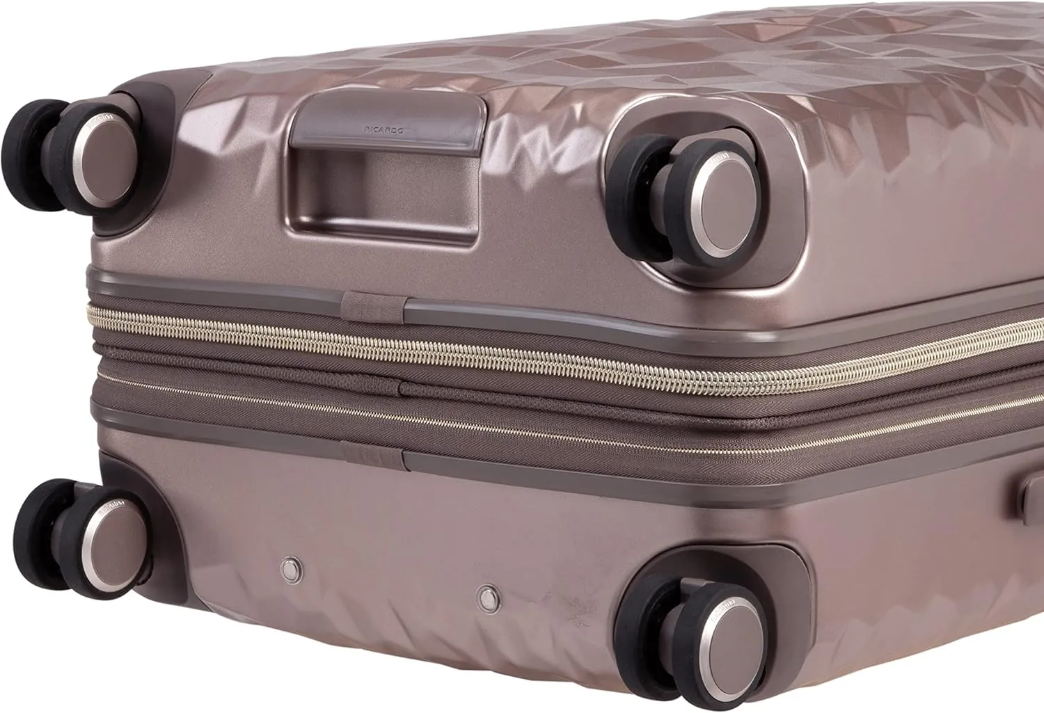 Ricardo Beverly Hills Indio Hardside Luggage, Durable, Spacious, Stylish, Compression Straps, Secondary Packing Compartment, Smoked Topaz, Medium Check-In 24-Inch