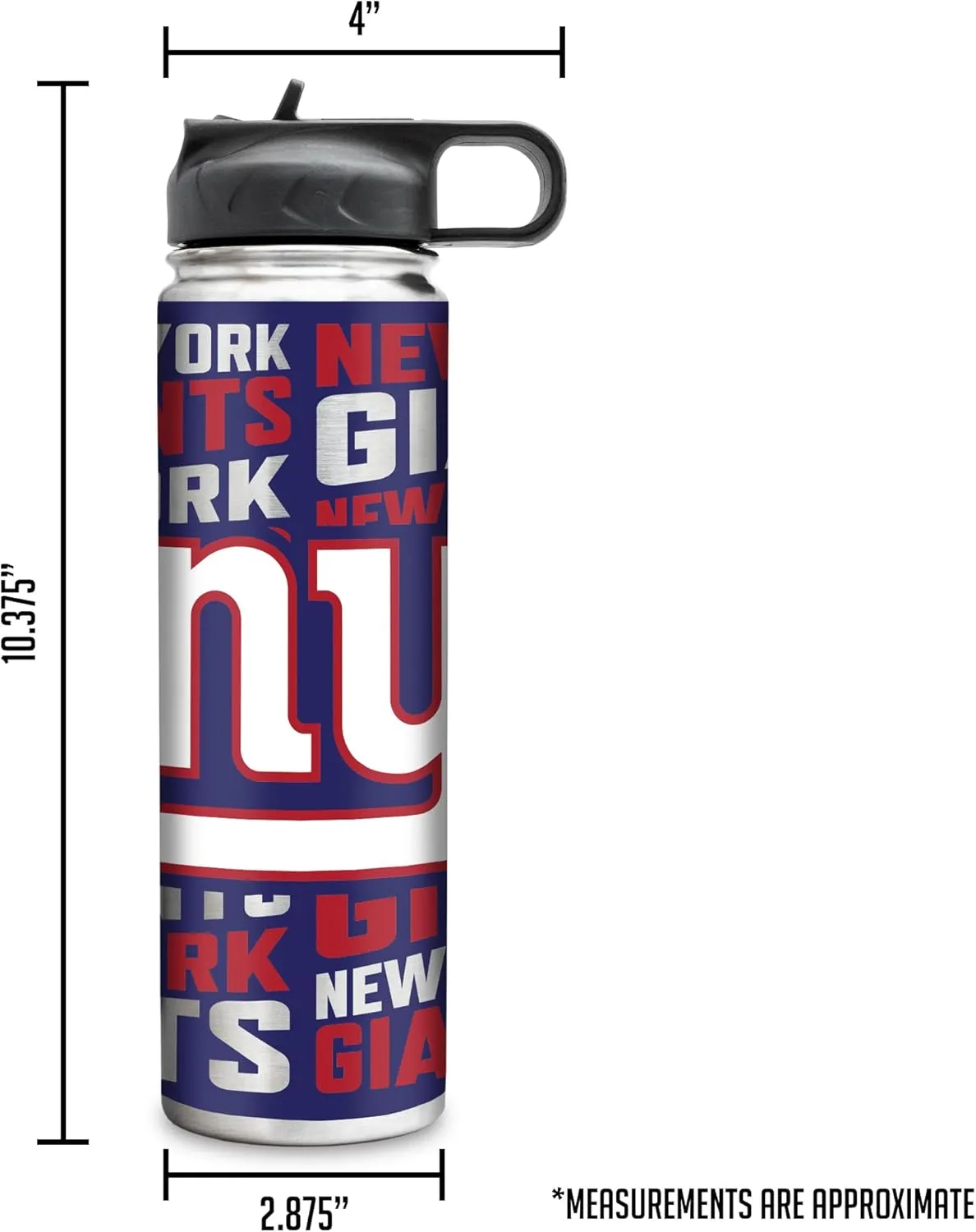 Rico Industries NFL Football Stainless Steel Tumbler with Lid - Great For Coffee, Tea, Water or Cocktails
