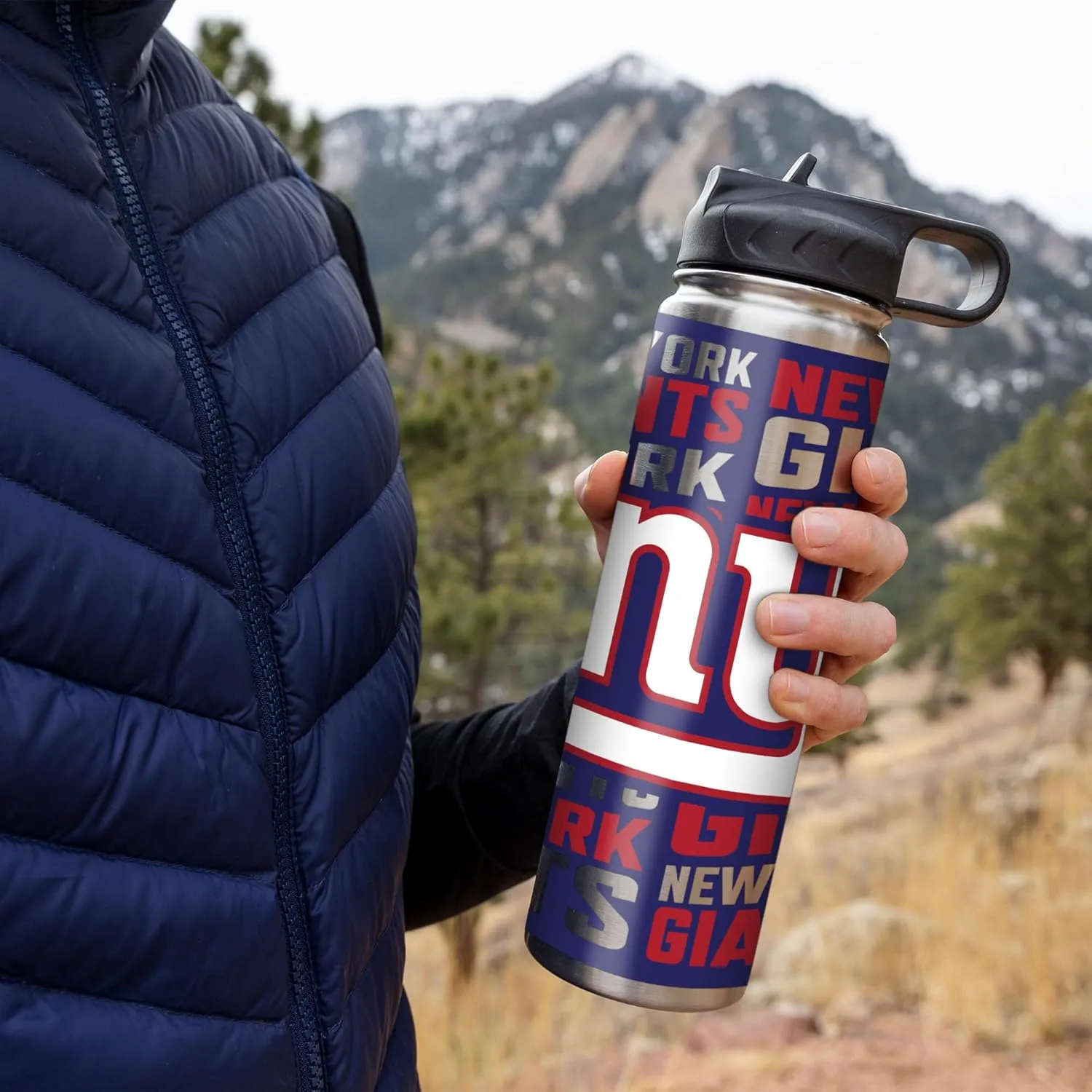 Rico Industries NFL Football Stainless Steel Tumbler with Lid - Great For Coffee, Tea, Water or Cocktails
