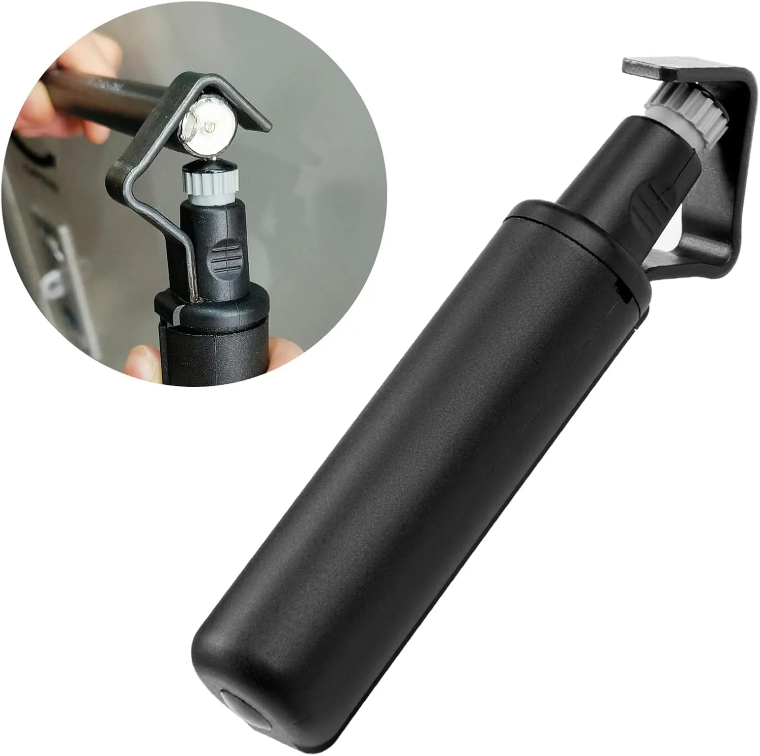 Round Cable Stripper Tool - Adjustable Cutting Depth Jacket Slitter - Fast & Precise Removal - 3/16" to 1 1/8" Diameter