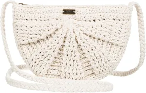 Roxy Stylish Woven Pattern Paper Fabric Straw Crossbody Bag, Chips and Guacamole