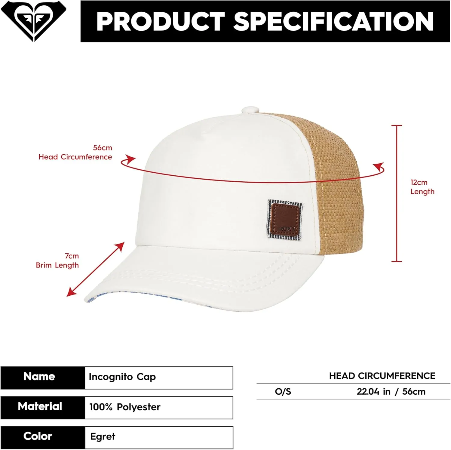 Roxy Women's Incognito Cap