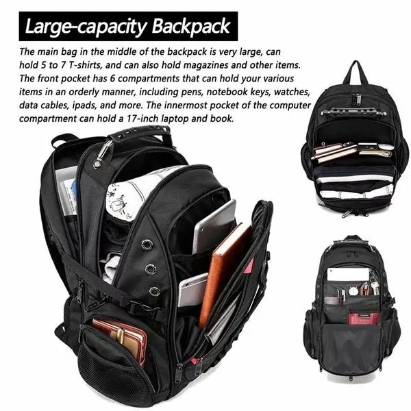 Royaleva Anti-Theft Spacious Travel Backpack for Safety