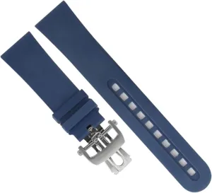 Rubber Watch Band For Blancpain Fifty Fathoms Soft Strap Sports Wrist Bracelet Watch Replacement Accessories