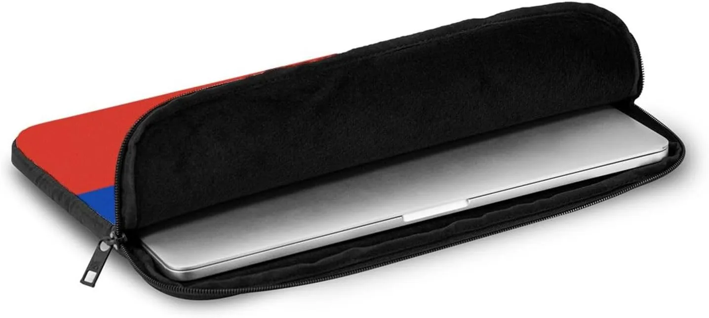 Russian Flag Prints Shockproof Portable Laptop Sleeve Bag 13 inch for Men and Women Business Travel, Office Daily Use