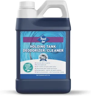 RV Toilet Treatment – Gray & Black Tank Treatment, Holding Tank Digester for RV, Camper, Boat, & Porta Potty – Extra Strength Odor Eliminator | Fresh Scent (64 oz)