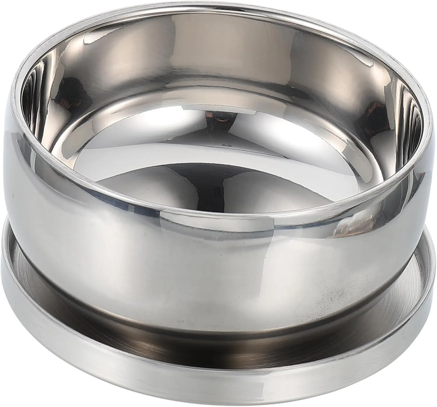 SAFIGLE 1pc Stainless Steel Shaving Soap Foaming Bowl Simple Design for Easy Use Lightweight and Sturdy for Home Grooming Comfortable Grip for Smooth Experience
