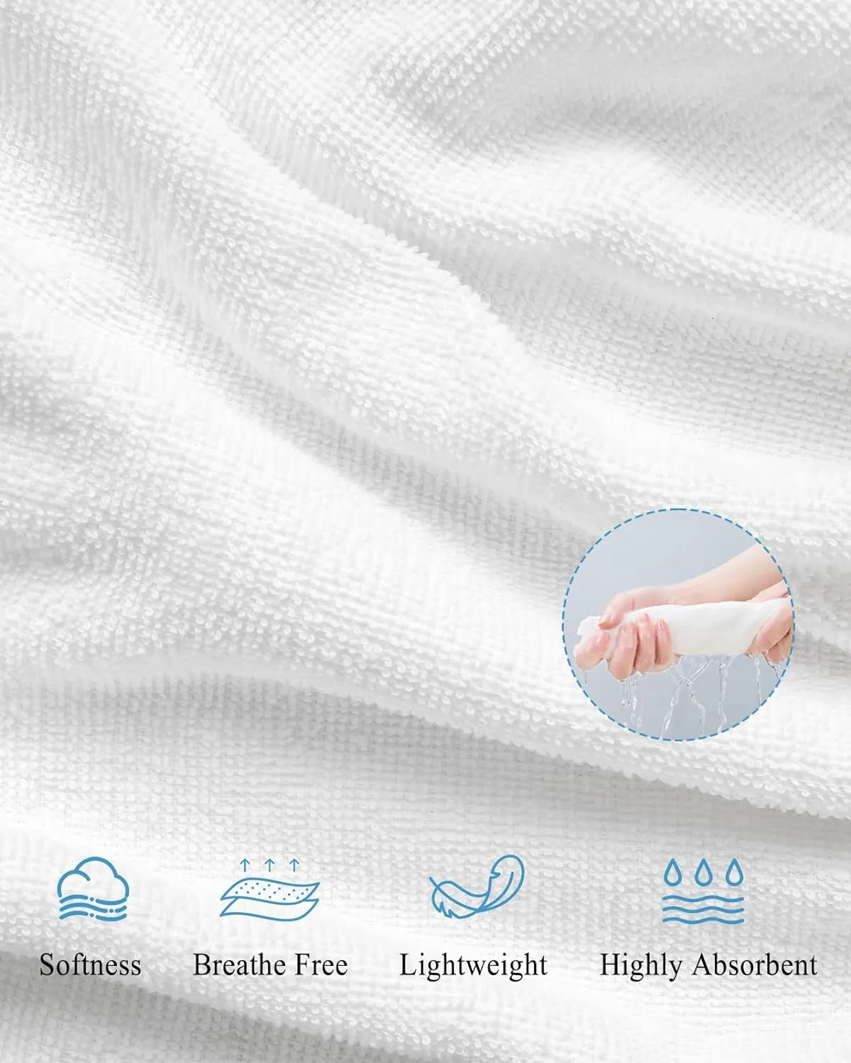 Sage Green Beach Towel 31"x61" Microfiber Beach Towels Oversized Sand Free Quick Dry Beach Towel/Bath Towels/Yoga Towel/Pool Towels/Travel Towel for Women Men Girls Kids-Eucalyptus Lemon