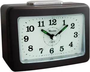 Salton Westclox Clock Alarm Quartz Bell Analog 47550