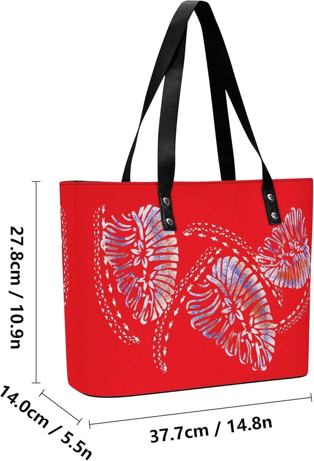 Samoa Tribal Design Women'S Handbag Large Capacity Shoulder Bag Polynesian 2-Piece Women'S Bag The Same Purse