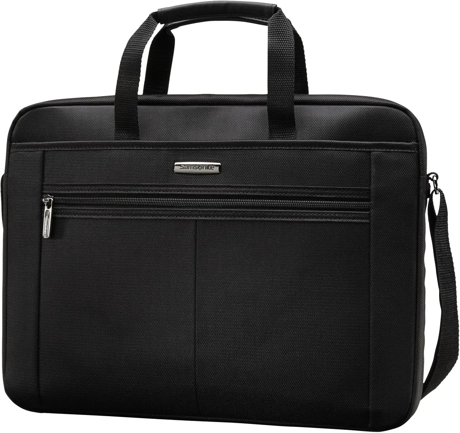 Samsonite® 15.4" Single Gusset Computer Case, Black/Gray