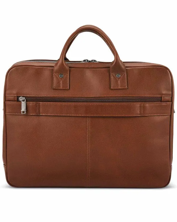 Samsonite Classic Leather Toploader Cognac
