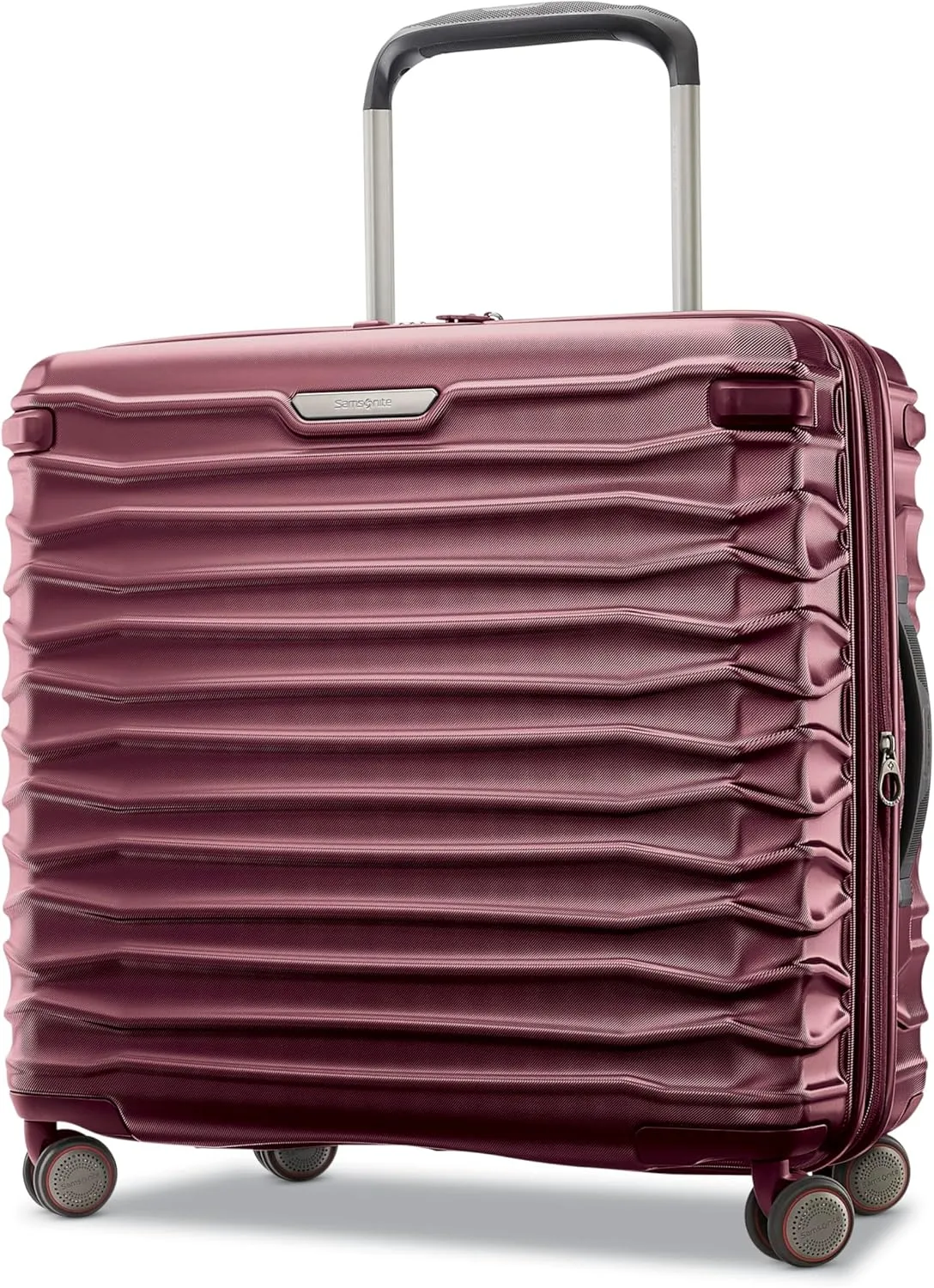 Samsonite Stryde 2 Hardside Expandable Luggage with Double Spinner Wheels, Medium Glider, Merlot