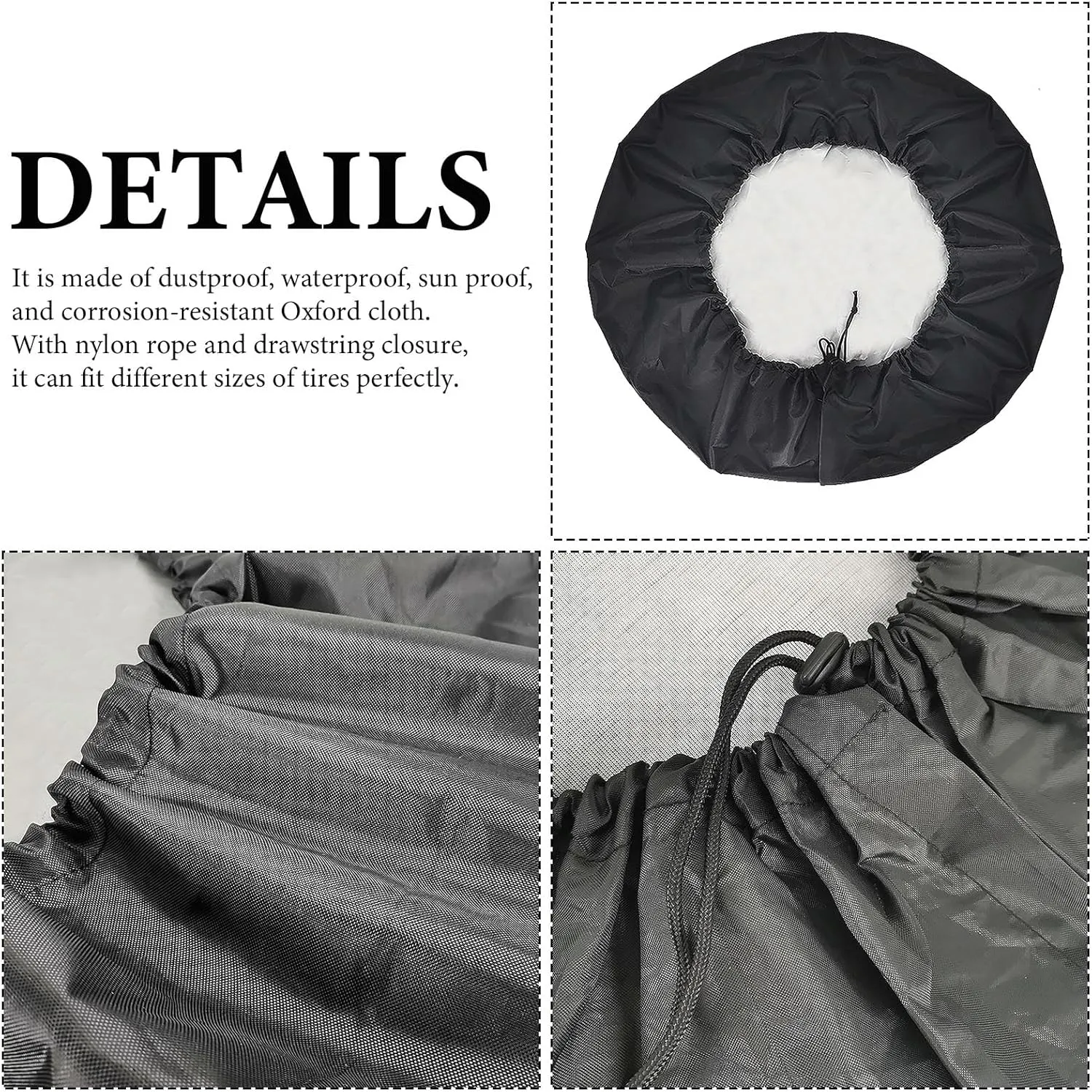 Sasquatch Bigfoot Trees Forest 1 Tire Covers,Dust-Proof Weatherproof Wheel Covers Wheel Tire Protectors Universal Fit for Trailer Rv SUV Truck Travel 17inch