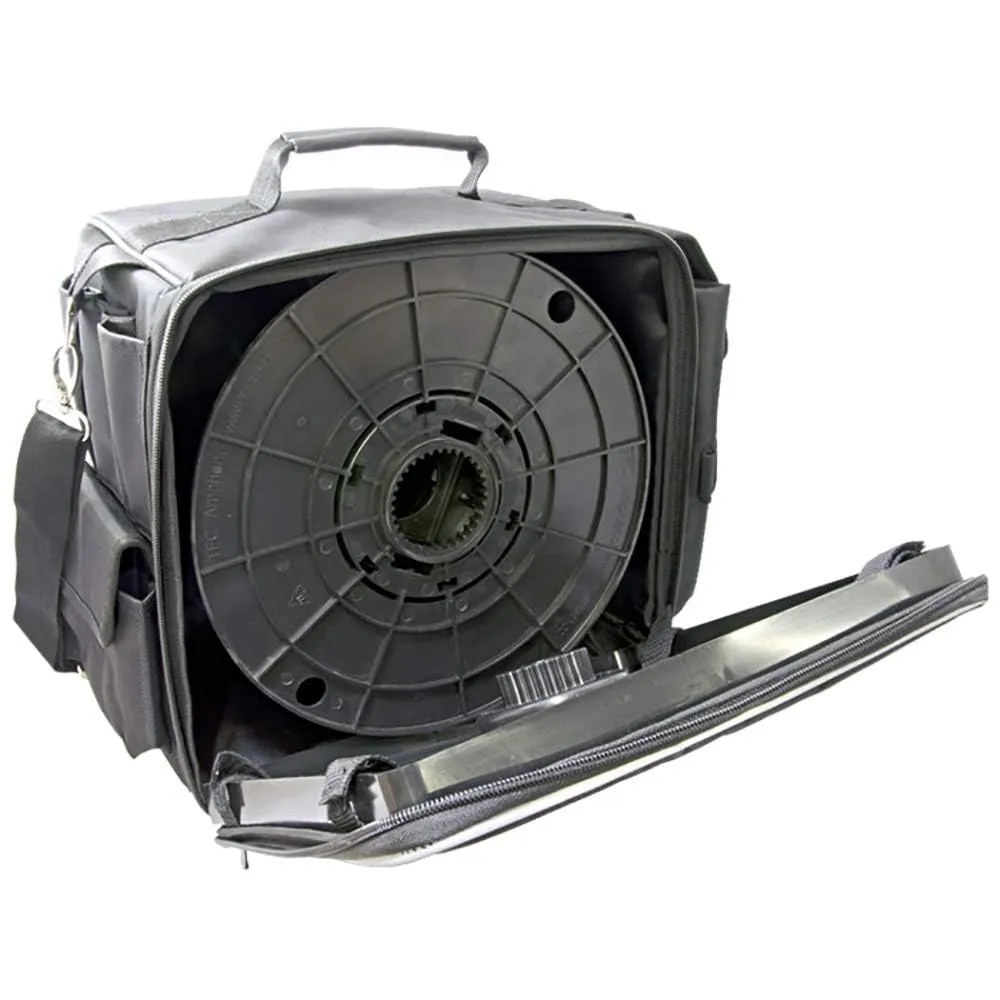 SatelliteSale Kit of Amphenol TFC Tech Service Bag, Reel and Cable Or 2 Cables (Bag, Reel and Black Cable)