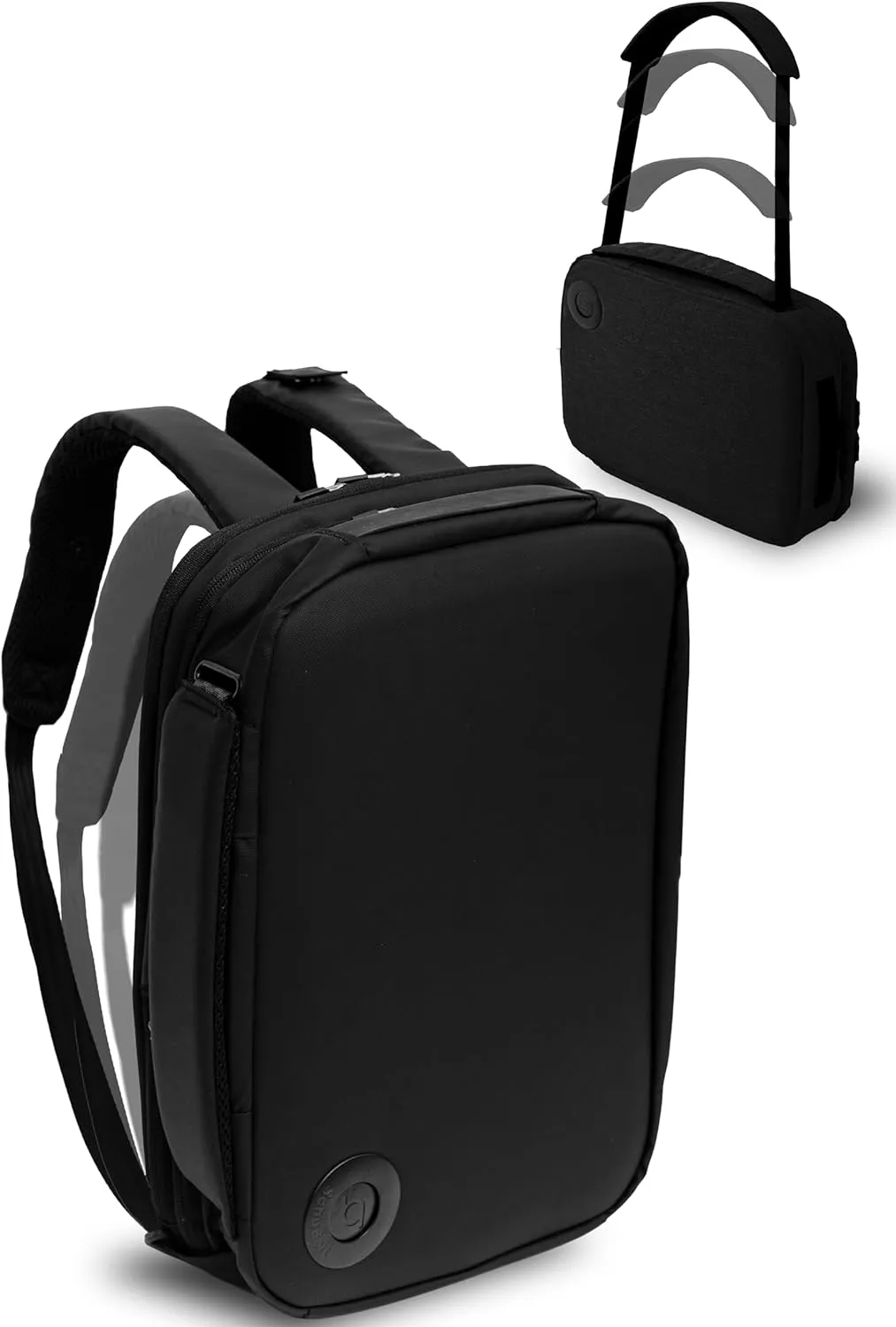 【SchuBelt】 Backpack, handbag, shoulder, carry bag. (Black/S size)