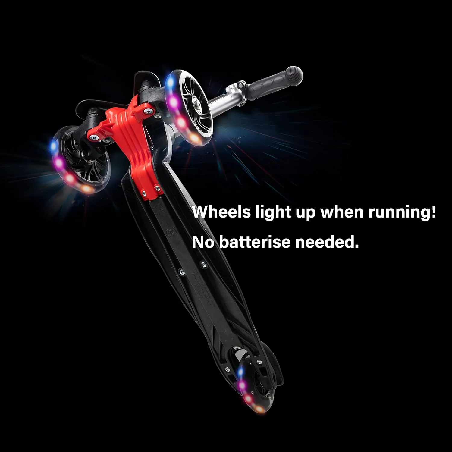 Scooter for Kids, Adjustable Height, Light Up LED Wheels with Aluminum 3 Wheel Glider Scooter for Ages 2-5, Ideal Toddler Training for Ages 3-5 Boys and Girls