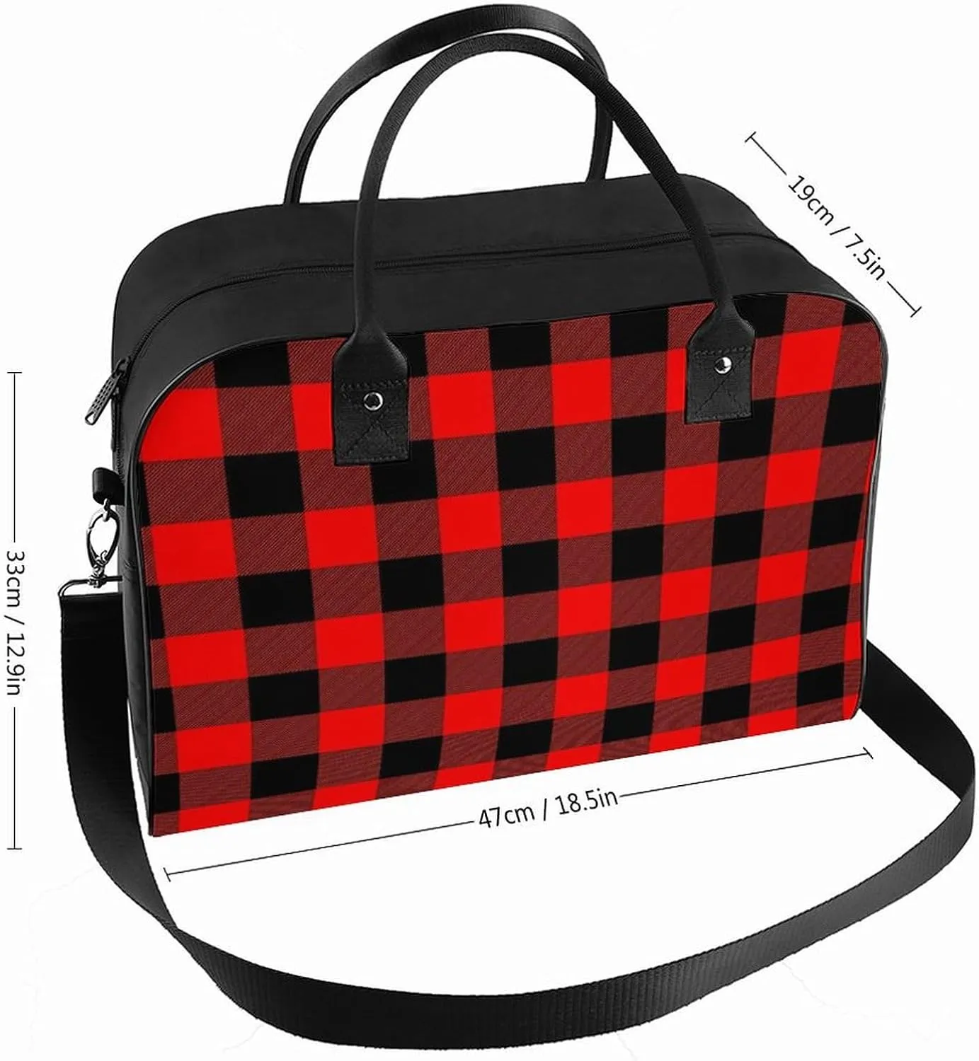 Scottish Clan Home Hume Fashionable Large Capacity Travel Handbag Unisex