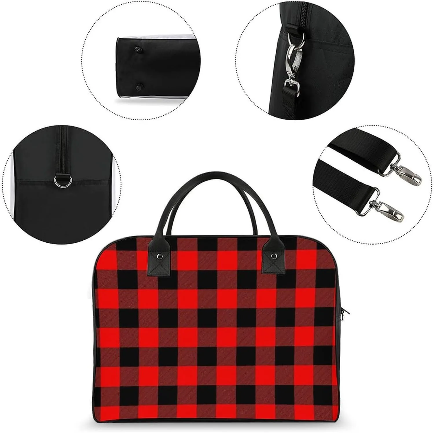 Scottish Clan Home Hume Fashionable Large Capacity Travel Handbag Unisex