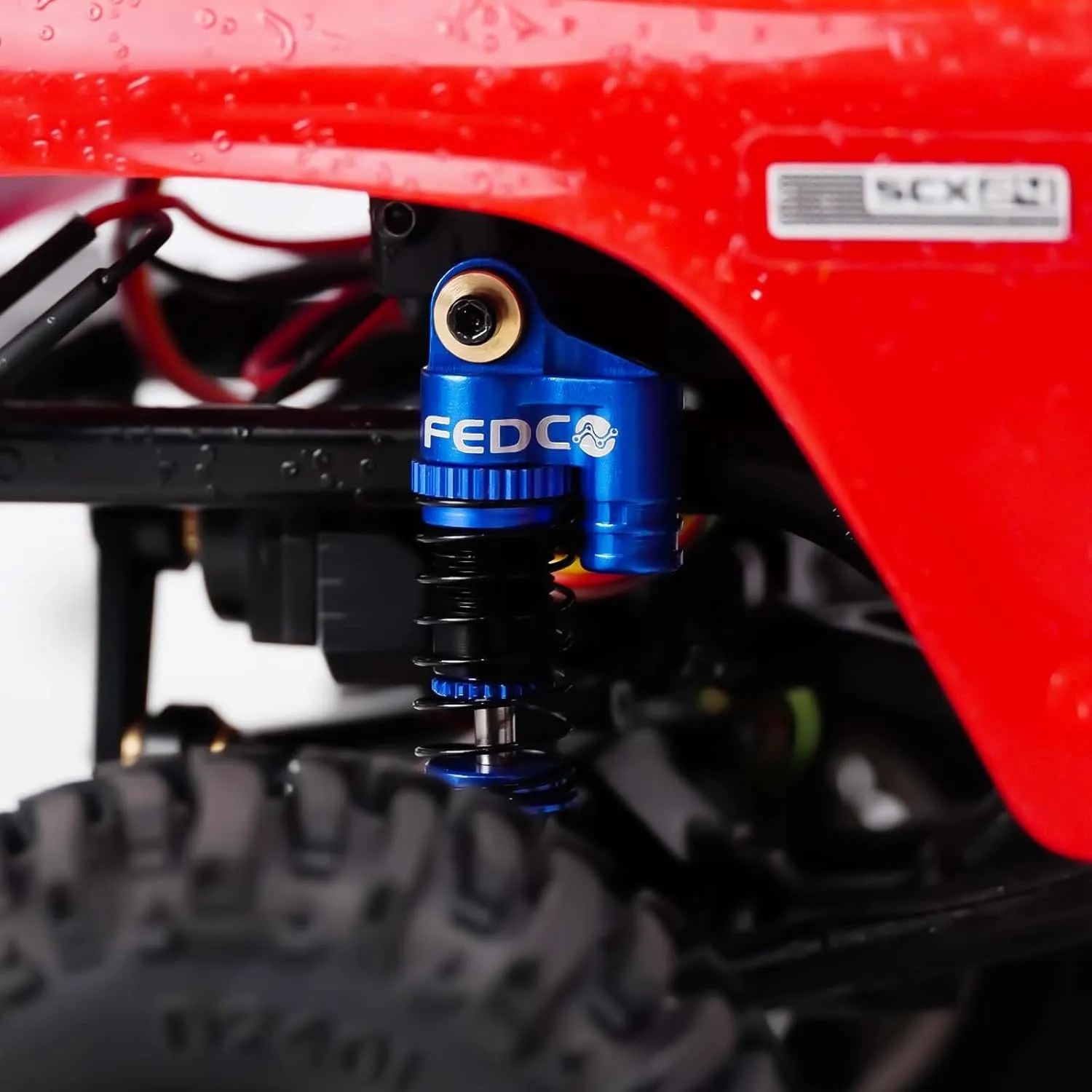 SCX24 38MM Oil-Filled Shocks CNC Aluminum Threaded Shock Absorber For Axial SCX24 Upgrade Parts 1/24 RC Crawlers