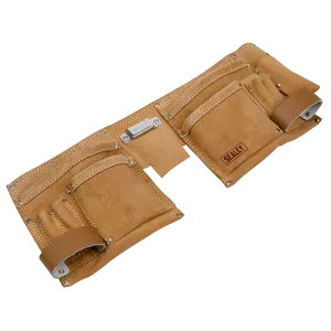 Sealey Double Pouch Leather Tool Belt