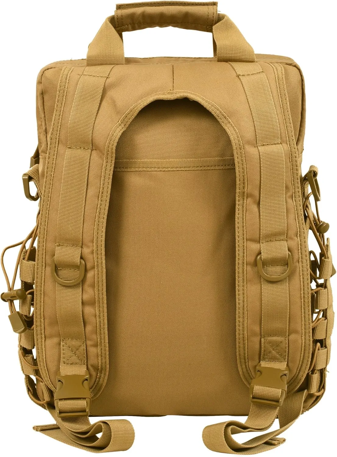 Seibertron Waterproof Molle Tactical 15.6"(inch) Laptop Sling Bag Backpack Khaki
