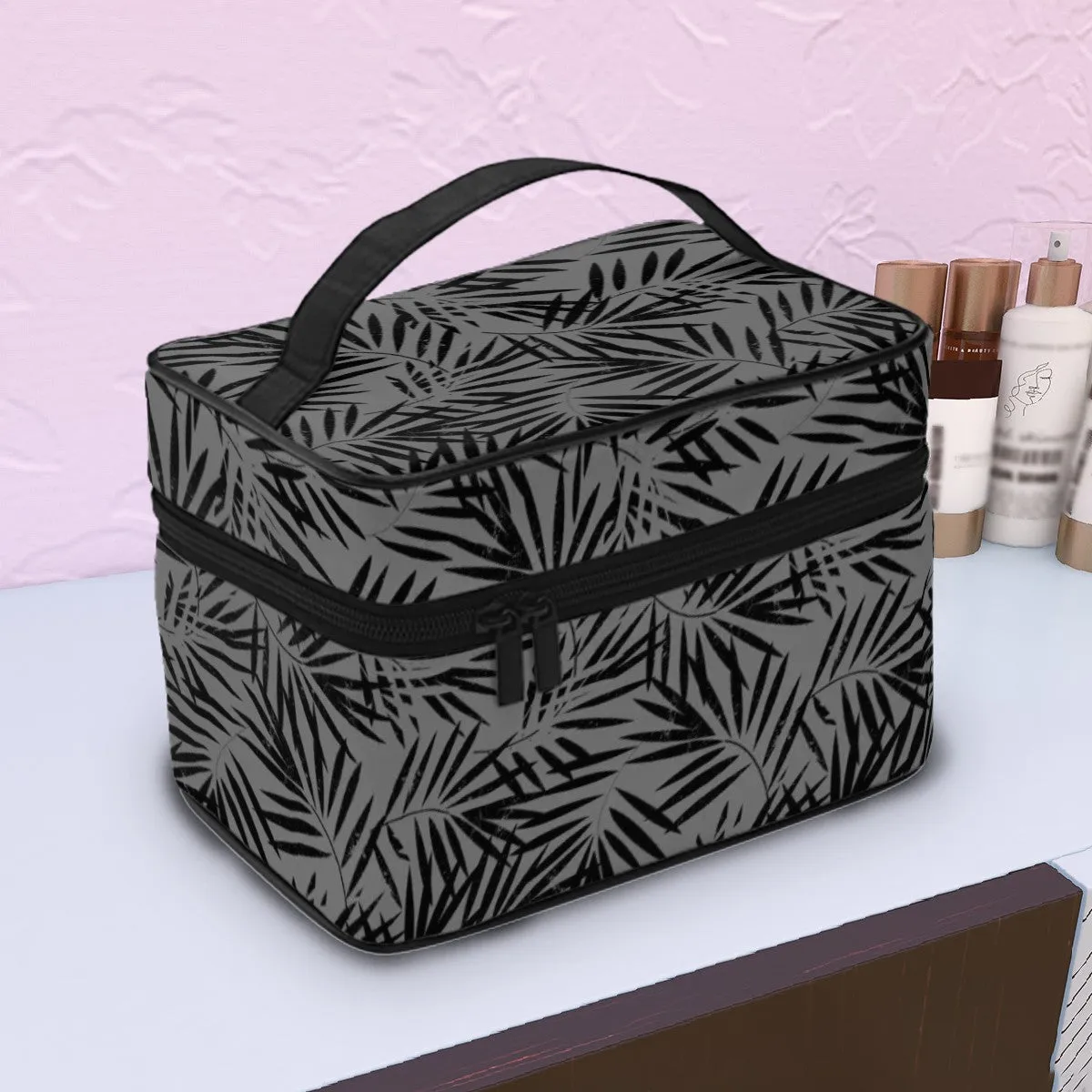 Shady Palms Portable Travel Makeup Bag