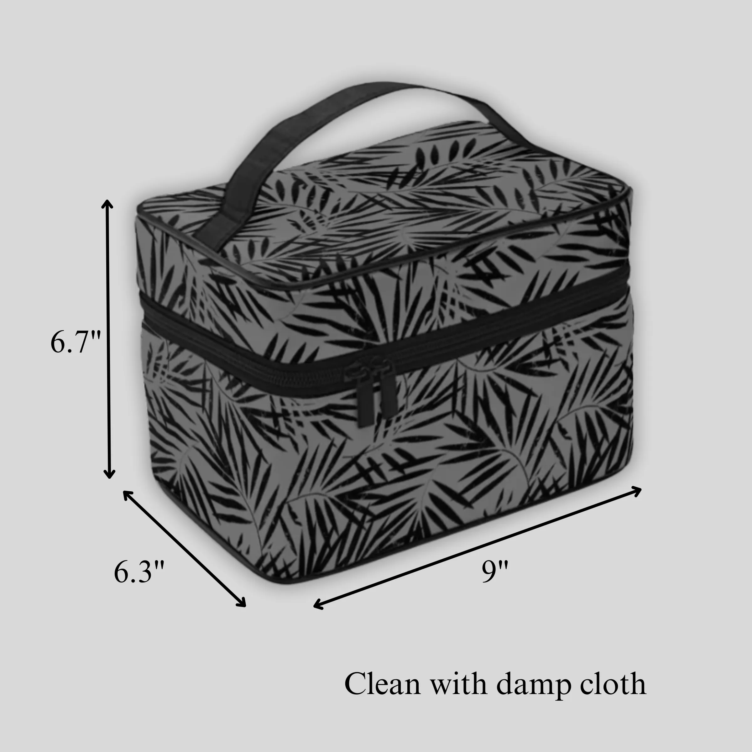 Shady Palms Portable Travel Makeup Bag