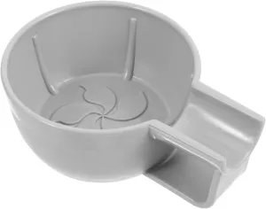 Shaving Bowl for Men Durable Plastic Foaming Bowl with Stable Base for Small Soap Shaving Comfortable Grip for Home Travel Use