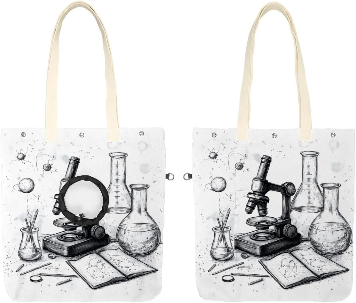 Show Head Pet Canvas Shoulder Bag, _Chemistry Scientific Education Elements (1) Pet Out Bag, Outcrop, Pet Out Shoulder Bag.