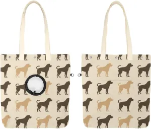 Show Head Pet Canvas Shoulder Bag, Cute Dog Pet Out Bag, Outcrop, Pet Out Shoulder Bag.
