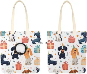 Show Head Pet Canvas Shoulder Bag, Cute Funny Dogs and Gifts (15) Pet Out Bag, Outcrop, Pet Out Shoulder Bag.