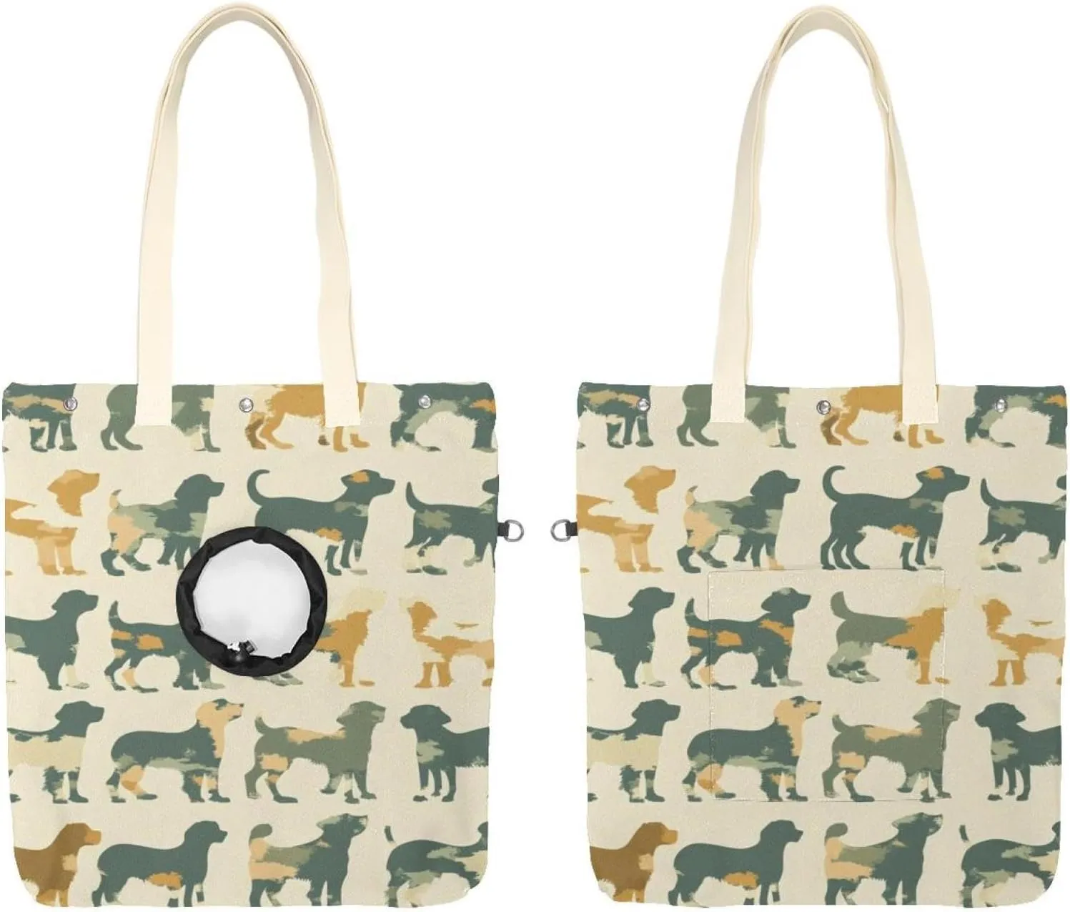 Show Head Pet Canvas Shoulder Bag, Doggy Pet Out Bag, Outcrop, Pet Out Shoulder Bag.