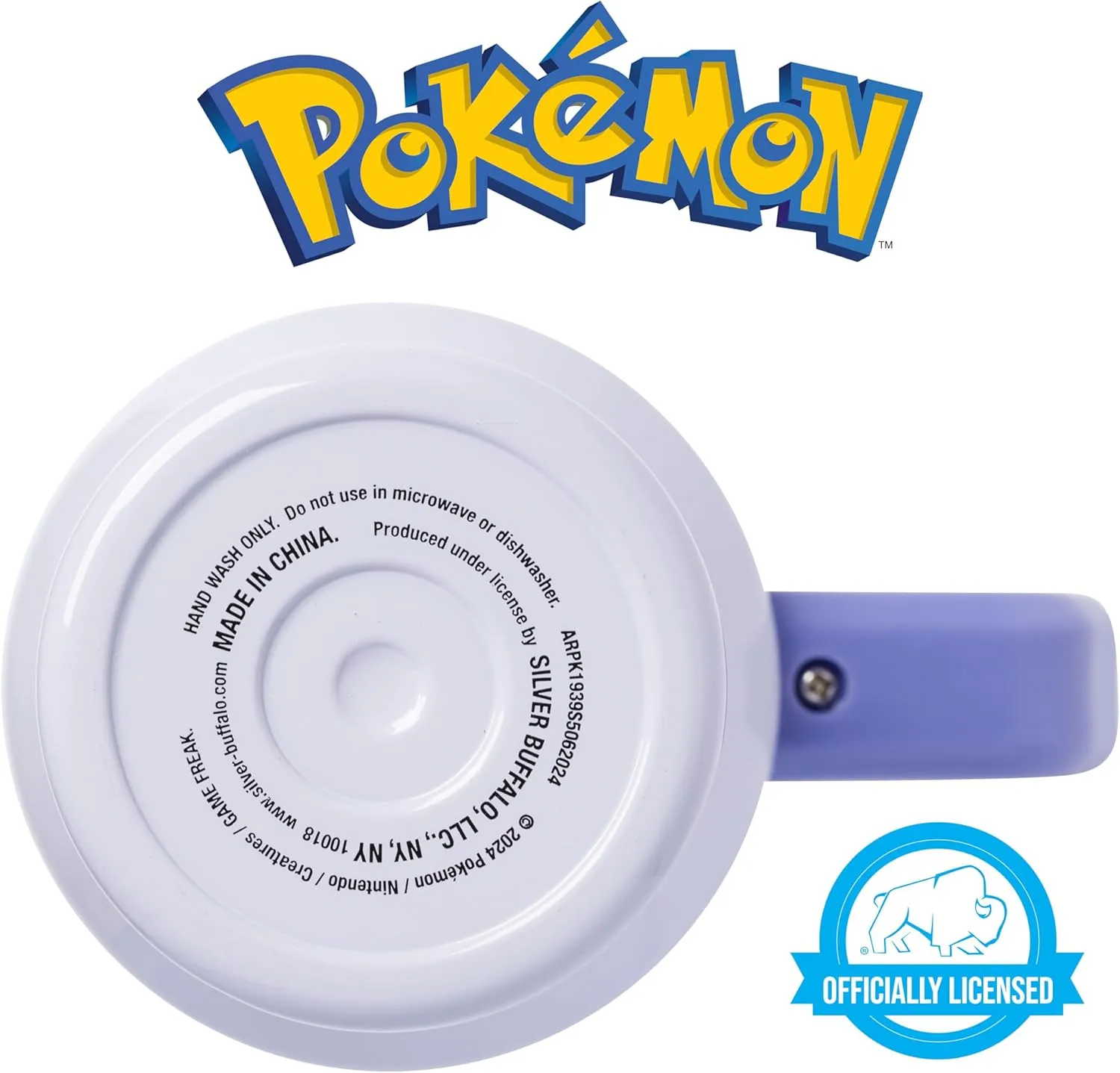 Silver Buffalo Pokemon Eevee Number 133 Normal Type Stainless Steel Tumbler with Handle and Straw, Fits in Standard Cup Holder, 40 Ounces