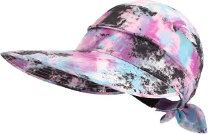 Simplicity Hats for Women UPF 50  UV Sun Protective Convertible Beach Visor Hat