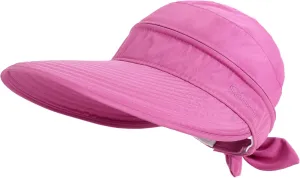 Simplicity Hats for Women UPF 50  UV Sun Protective Convertible Beach Visor Hat