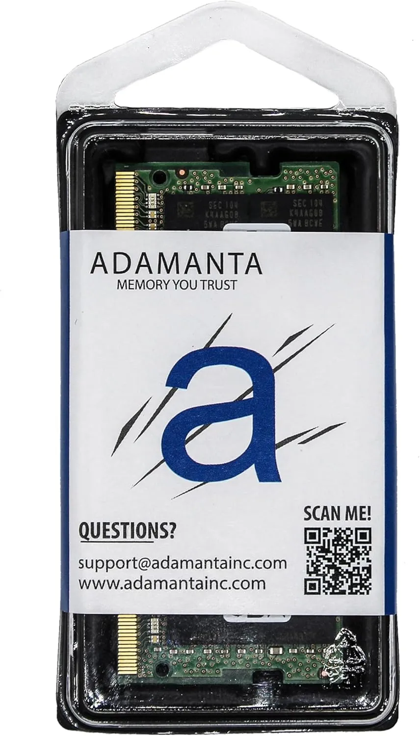 SK Hyn(Hynix) Original 8GB (1x8GB) DDR5 5600MHz PC5-44800 SODIMM Unbuffered Non-ECC 1Rx16 CL46 1.1v HMCG66AGBSA095N Notebook Laptop RAM Memory Module Upgrade Adamanta