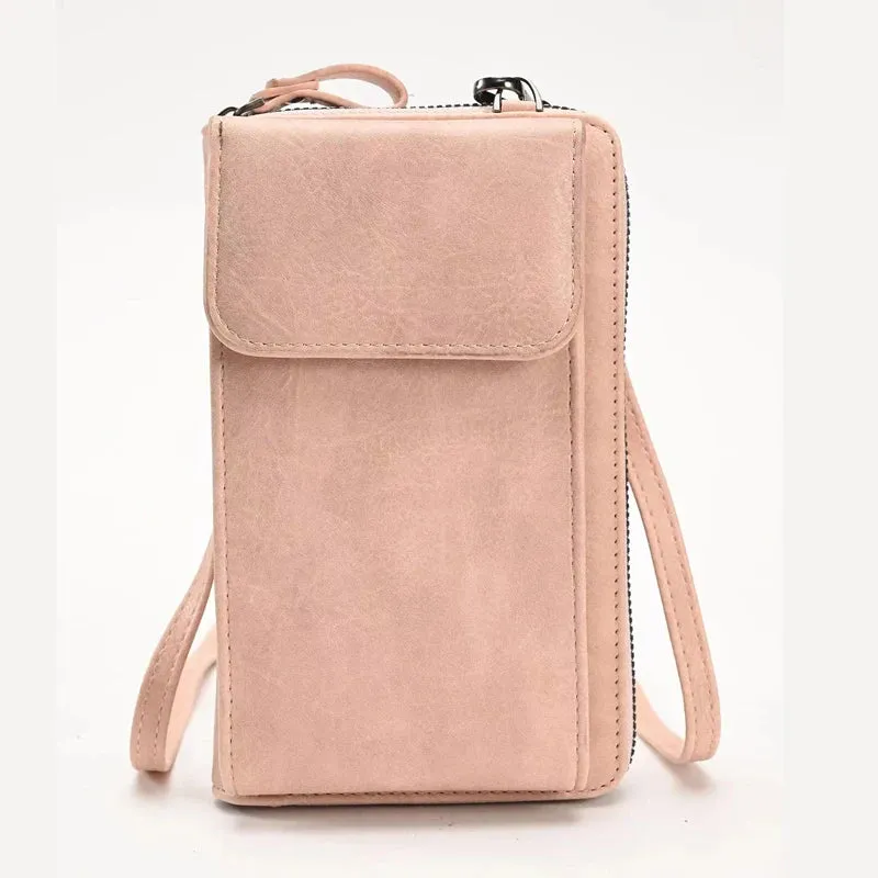 Small Crossbody Messenger Bags For Women Ladies Mobile Phone Pouch Portable Shoulder Wallet Mini Handbag Card Holder Coin Purse