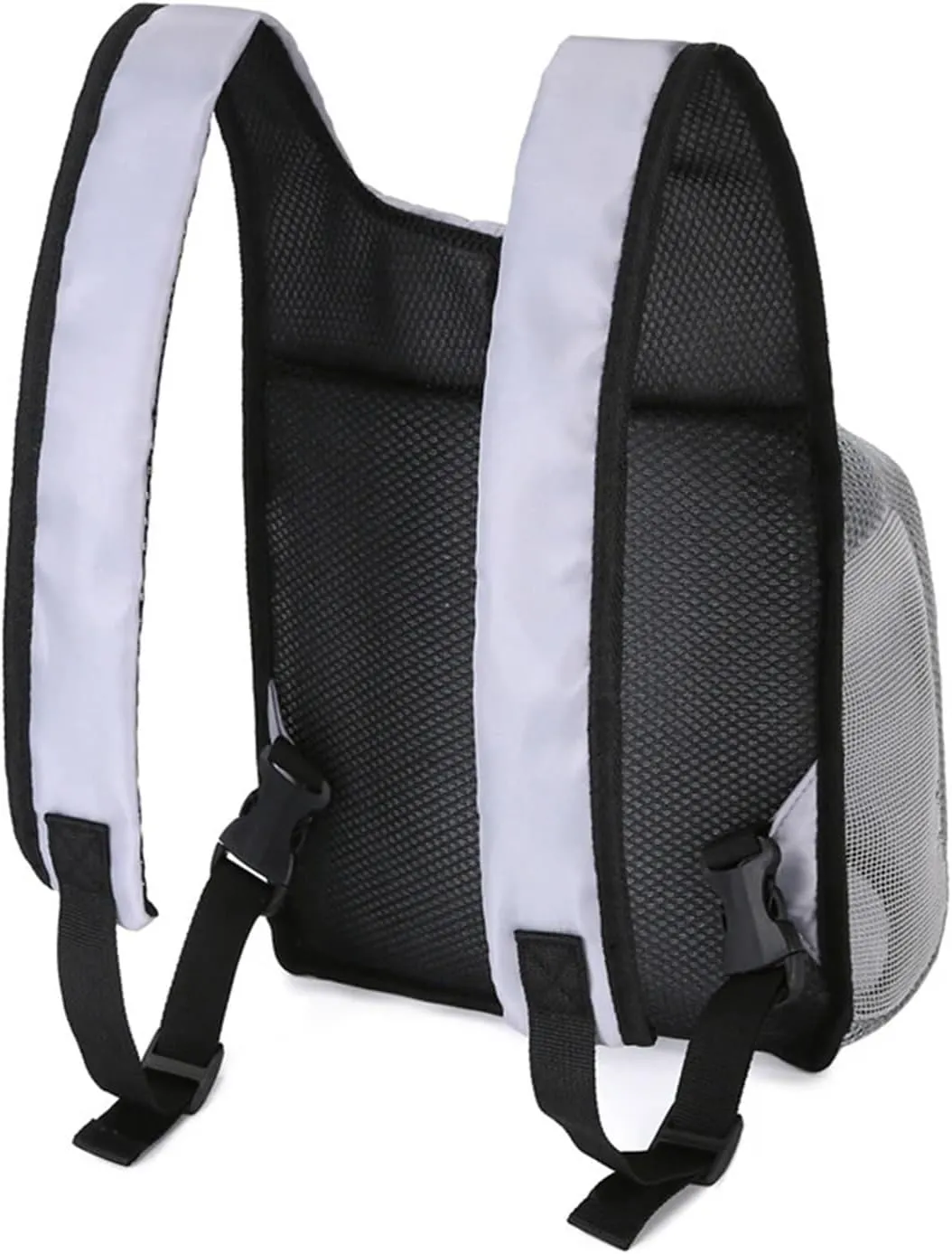 Small Dog Backpack Pet Bag Double Shoulder Carrier Puppy Kitten Travel Bag(Black,L Less Than 3.5kg)
