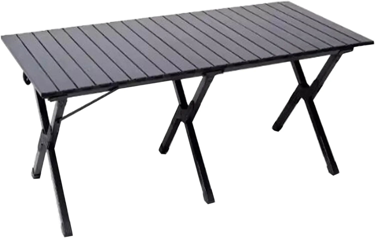 SOBOUR Ultra-Light Camping Table Folding Camping Picnic Table Compact Frame Camping Table Roll Up Table Top with Carry Bag for Camp