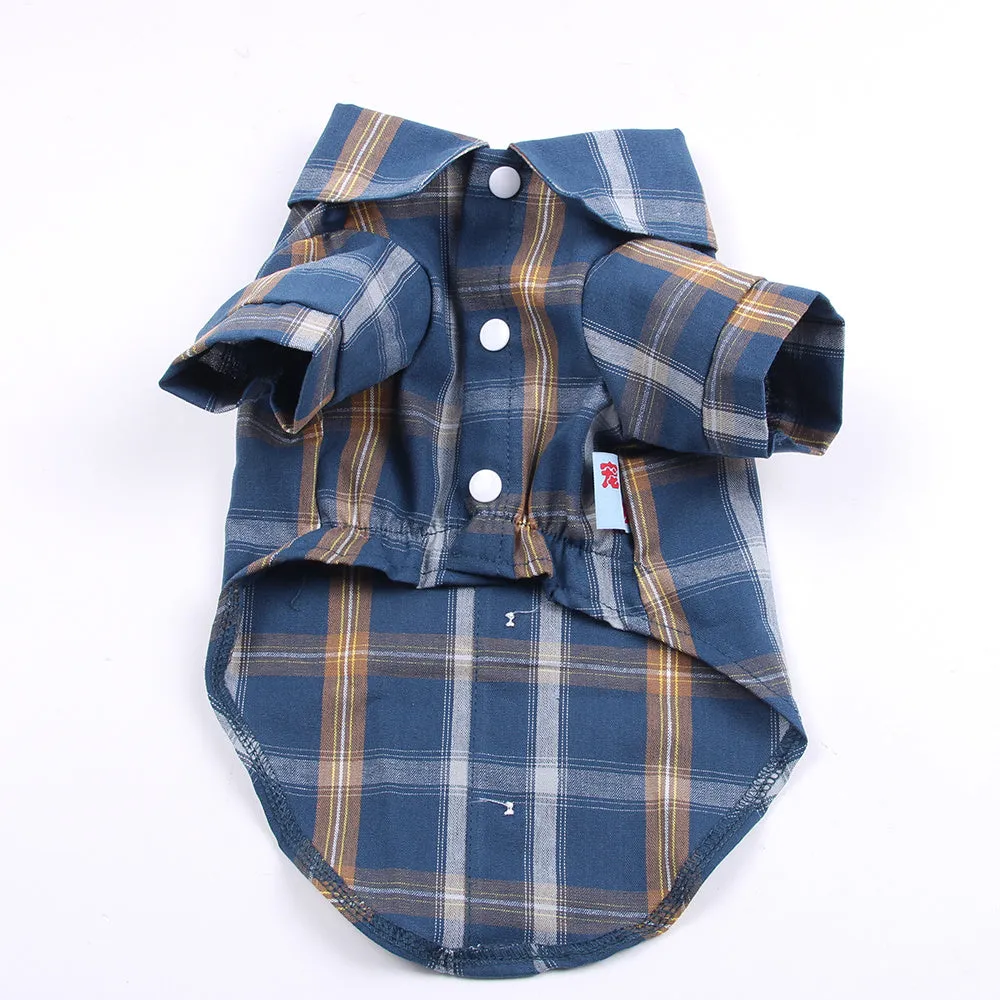 Soft Cotton Pet Shirt Lightweight and Breathable Everyday Wear