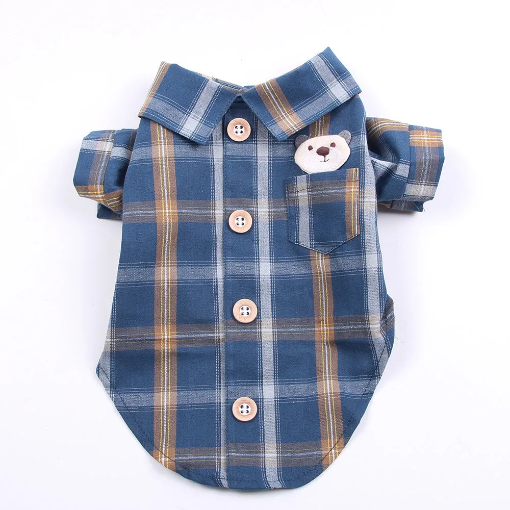 Soft Cotton Pet Shirt Lightweight and Breathable Everyday Wear