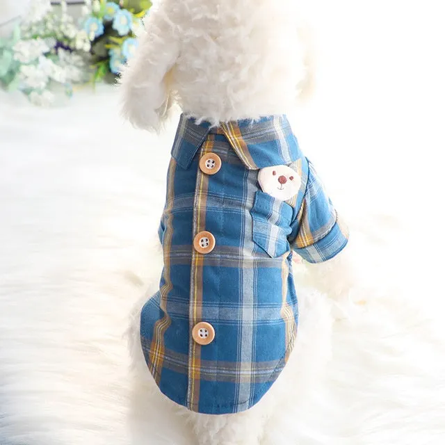 Soft Cotton Pet Shirt Lightweight and Breathable Everyday Wear