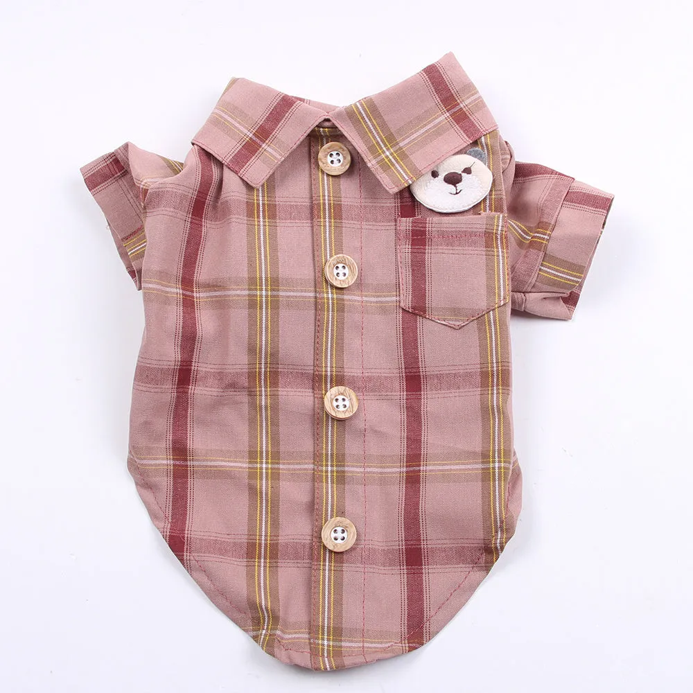 Soft Cotton Pet Shirt Lightweight and Breathable Everyday Wear