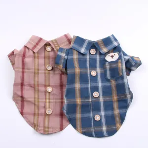 Soft Cotton Pet Shirt Lightweight and Breathable Everyday Wear