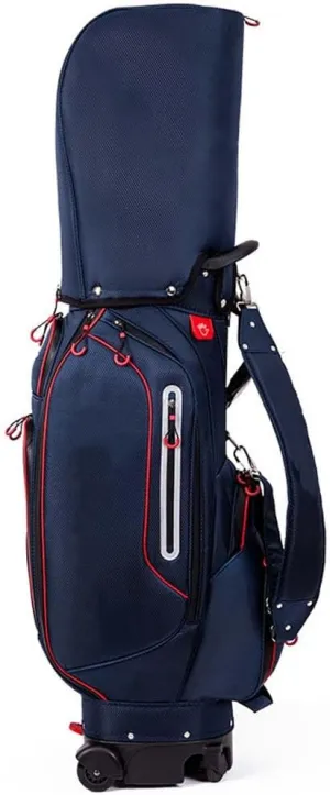 Soft-Sided Golf Bag Travel Case, Wheeled Golf Travel Bag, Golf Club Travel Bag Set, Golf Cart Bag with Handle, Suitable for Airlines, Training Grounds