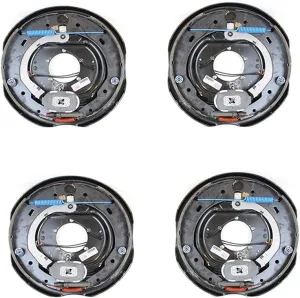 SOUTHWEST WHEEL 2-Pair U.S.A. 12" X 2" Trailer Electric Brake Assembly (2 Right   2 Left)