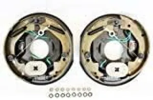 Southwest Wheel Pair 10" X 2 1/4" TruRyde Self-adjusting Electric Brakes with Hardware