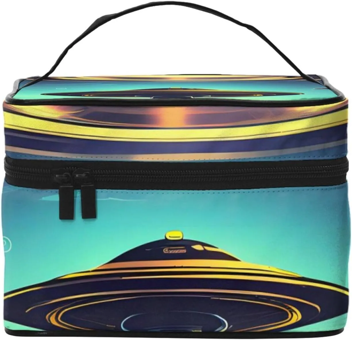 Spacecraft Descend Travel Cosmetic Bag Travel Toiletry Bag Cosmetic Bag For Men And Women, Suitable For Cosmetic Toiletries